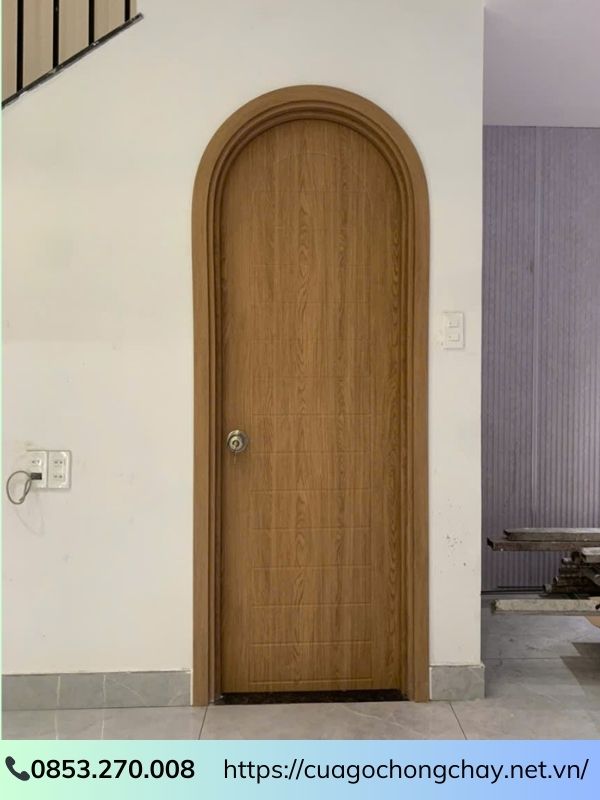 cửa nhựa vòm hiện đại