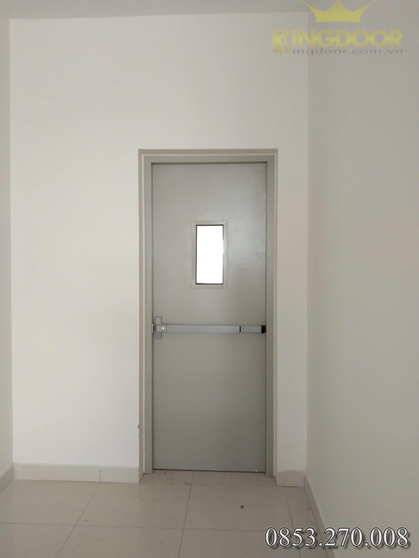 cửa thép chống cháy mẫu ô kính