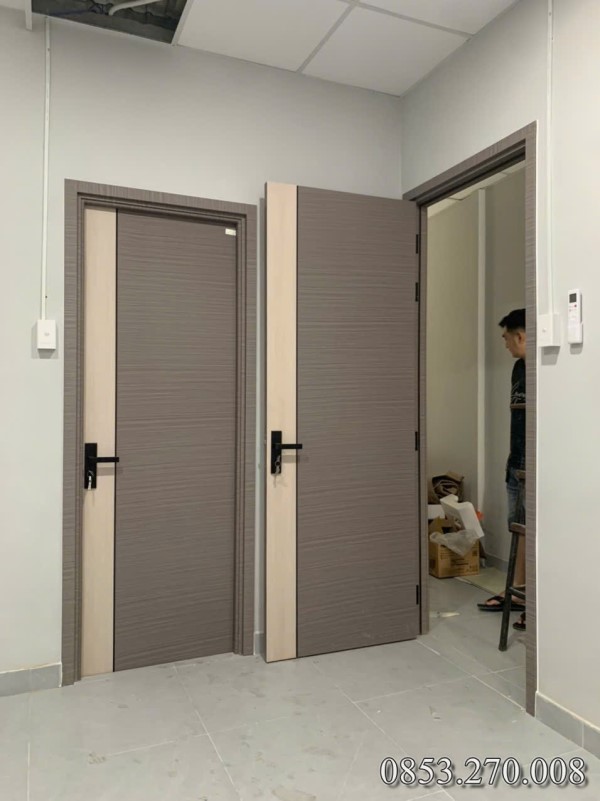 cửa nhựa giả gỗ đẹp