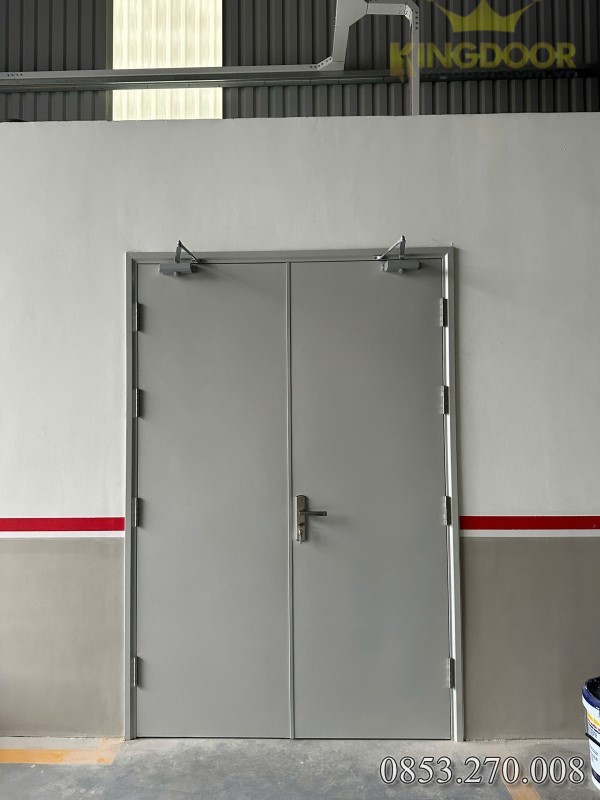 Cửa thép chống cháy 2 cánh tại Ninh Hòa Cửa thép chống cháy 2 cánh tại Ninh Hòa